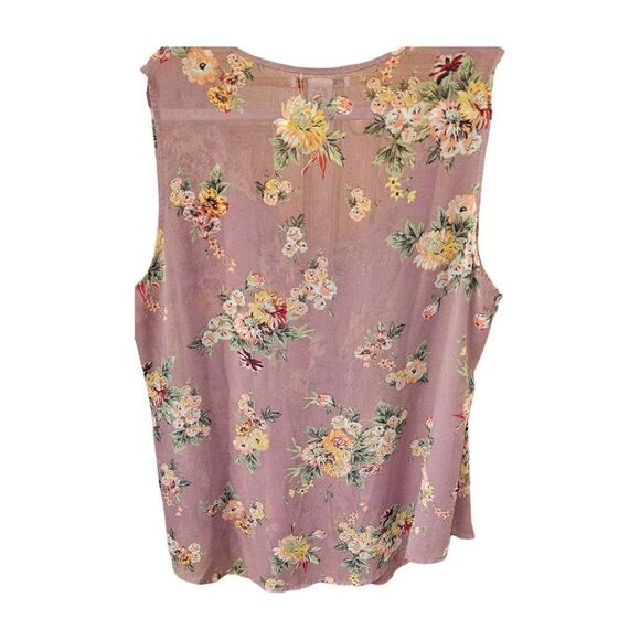 AMERICAN Rag Plus Size Floral Sleeveless Tank Top 2X - Picture 9 of 12